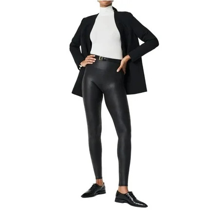 Spanx Faux Leather Leggings - 2437Q (Black, XL) | Walmart (US)