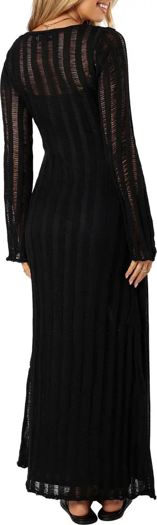 Jaye Semisheer Long Sleeve Maxi Dress | Nordstrom