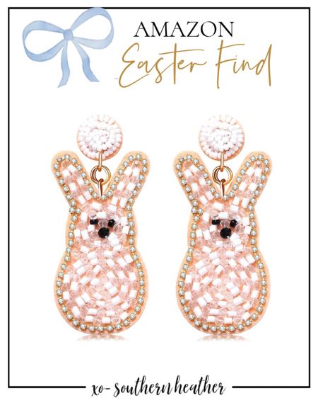 Cute Peep earrings for Easter! Under $10 🐰 

#LTKSeasonal