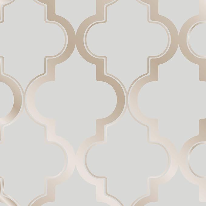 Tempaper MA10083 Marrakesh, Bronze Gray, Removable Peel and Stick Wallpaper, Single Roll (28 sq. ... | Amazon (US)