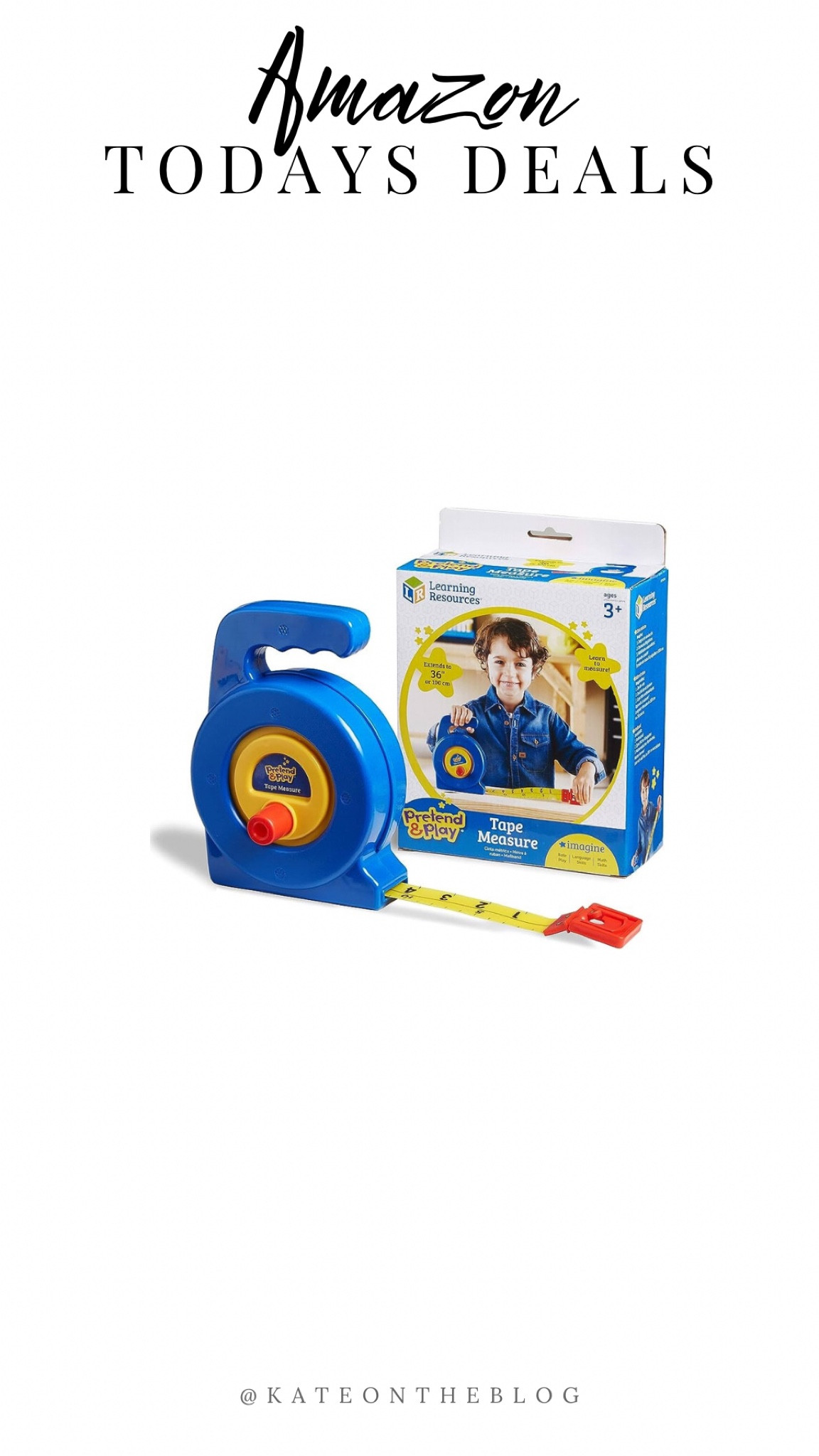 Play measuring tape for under 20$ on Amazon! Learning Resources 

#LTKkids #LTKfamily #LTKxPrime