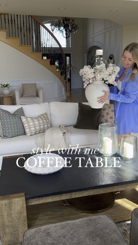 Coffee table styling for spring! 



#LTKGiftGuide #LTKhome #LTKVideo