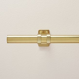 Classic Steel Curtain Rod with Antiqued Brass Finish - Hearth & Hand™ with Magnolia | Target