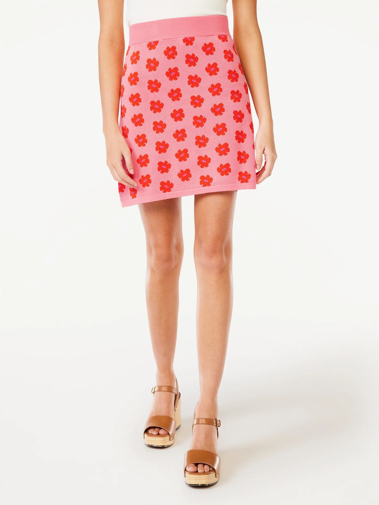 Free Assembly Women's Sweater Mini Skirt | Walmart (US)