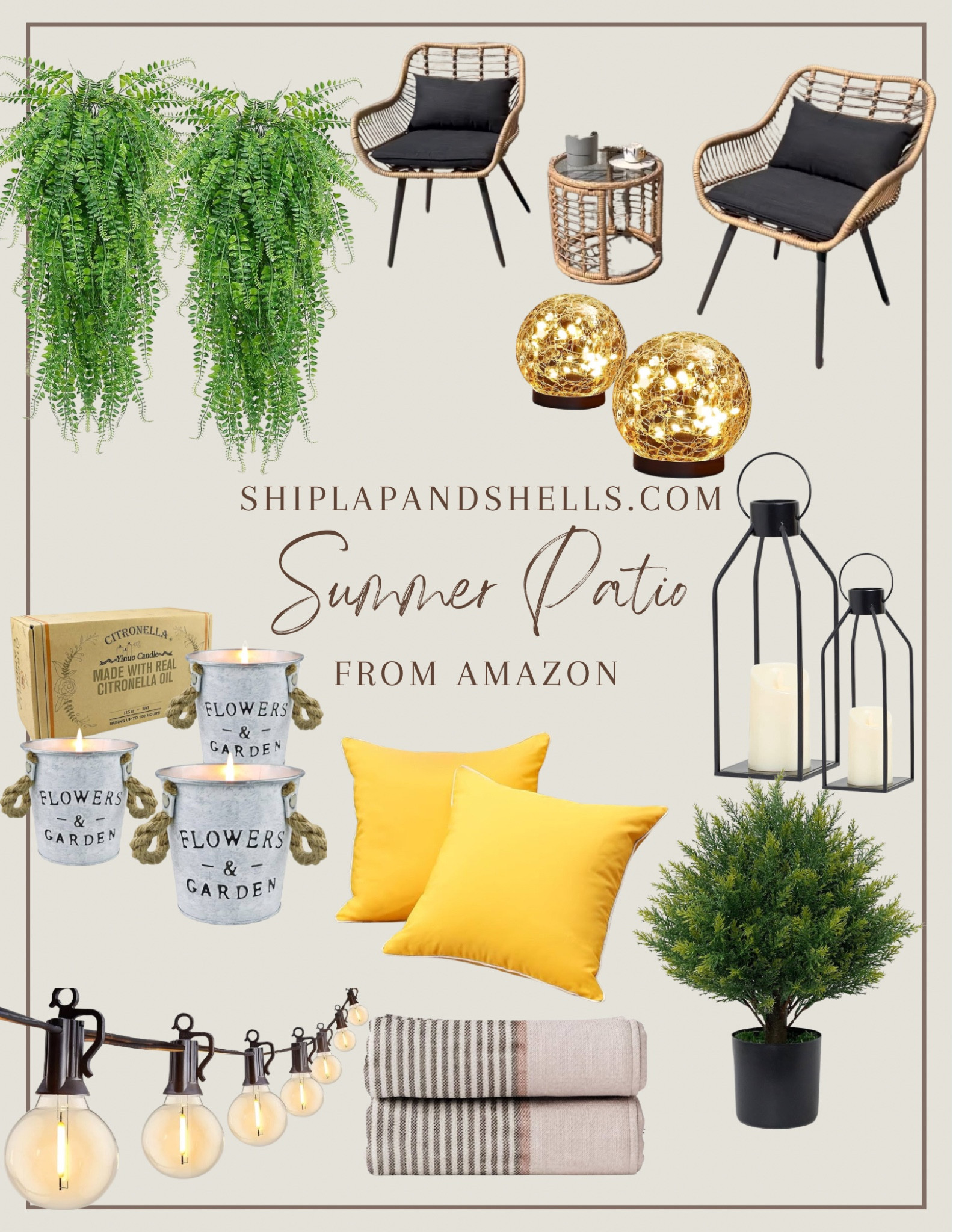 Favorite patio decor finds for summer!

#LTKHome #LTKStyleTip #LTKSeasonal