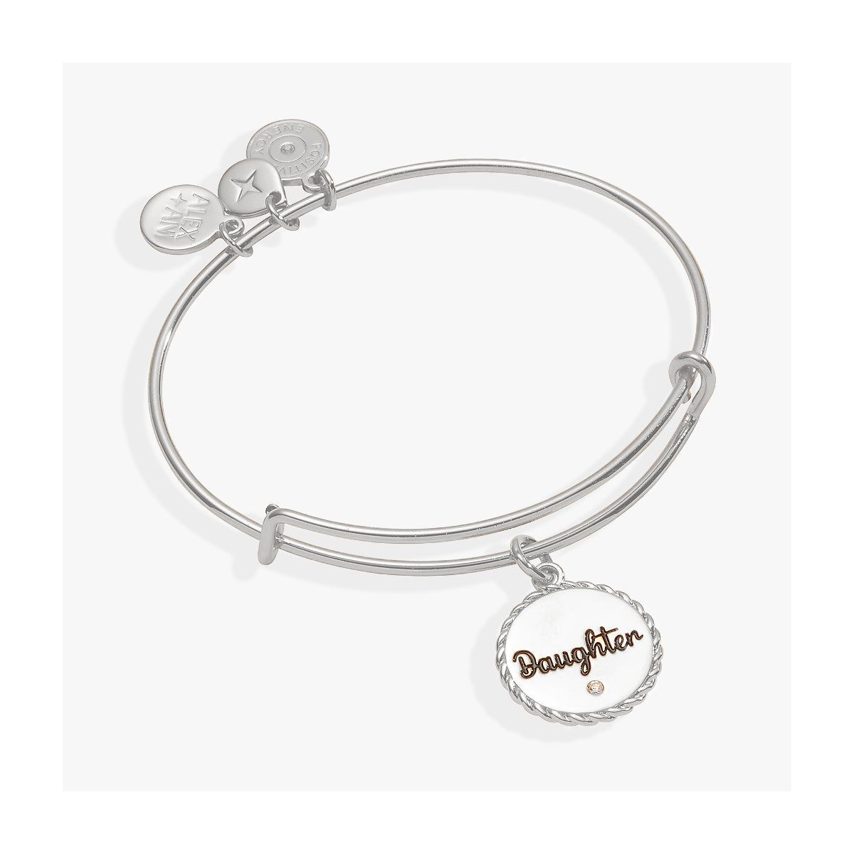 Alex and Ani Daughter Charm Bangle - SIlver | Target