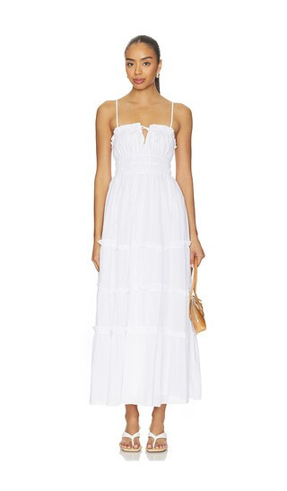 MORE TO COME Zoe Maxi Dress in White. - size M | Revolve Clothing (Global)