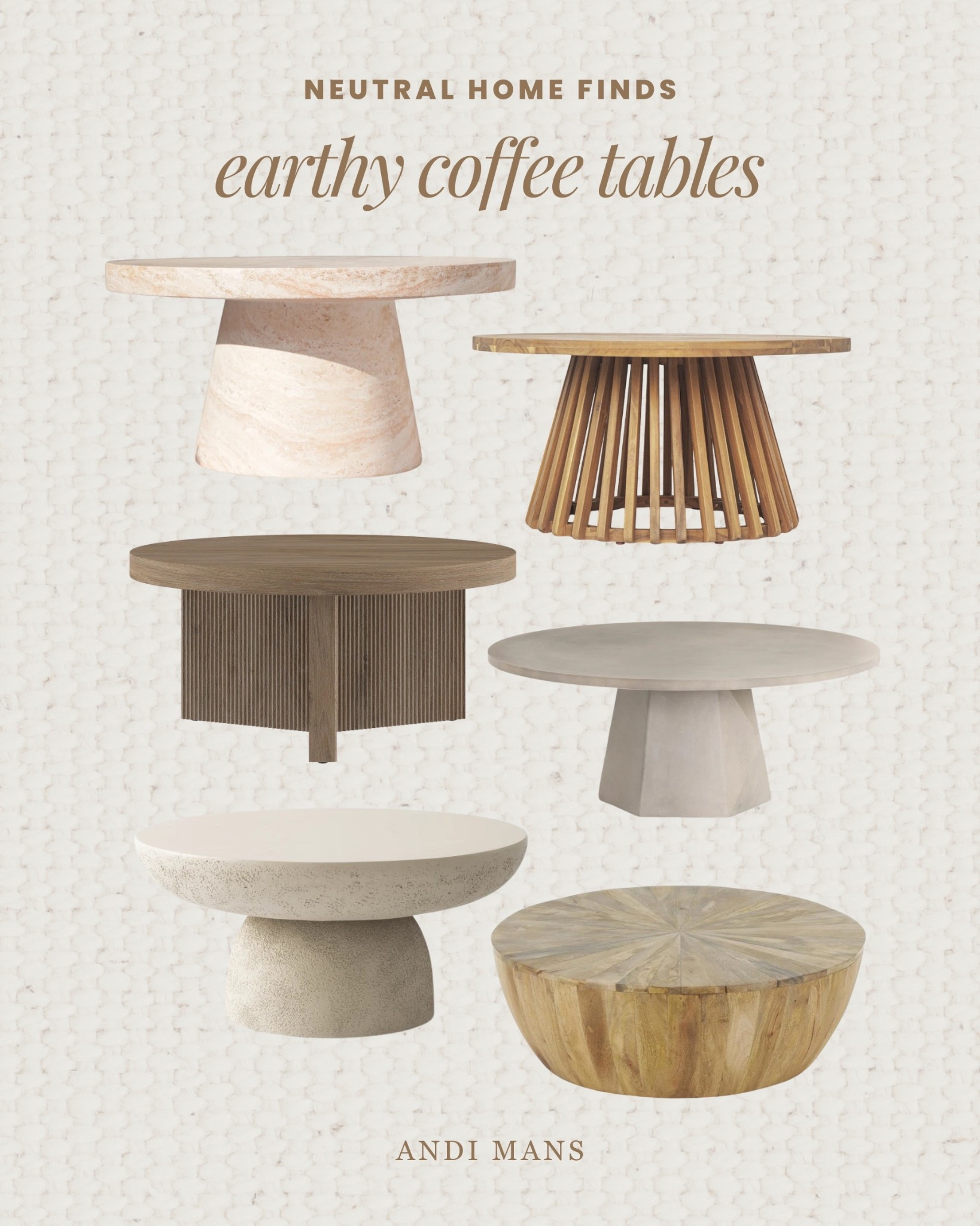 Love these earthy wooden coffee tables for your living room or family room.

#LTKSaleAlert #LTKSpringSale #LTKHome