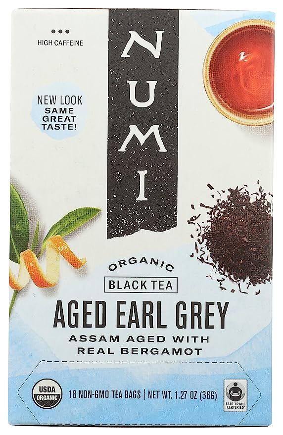 Numi Teas Tea Black Earl Grey Bergamot, 18 ct | Amazon (US)