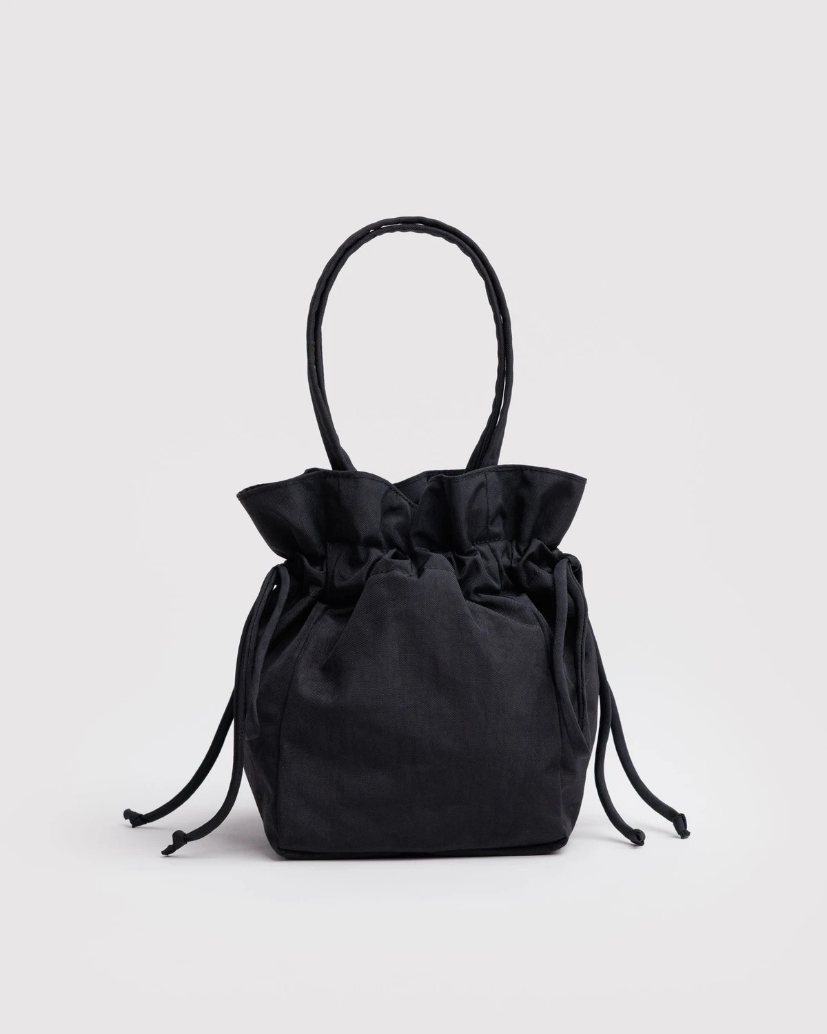 Nylon Drawstring Bag Black - Baggu | BAGGU