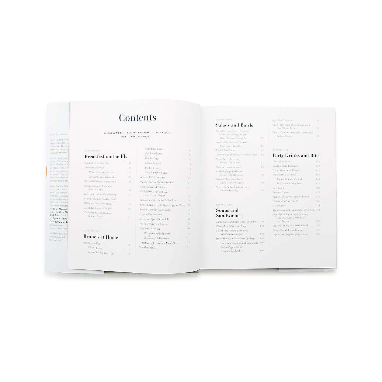 Just Married Cookbook by Caroline Chambers + Reviews | Crate & Barrel | Crate & Barrel