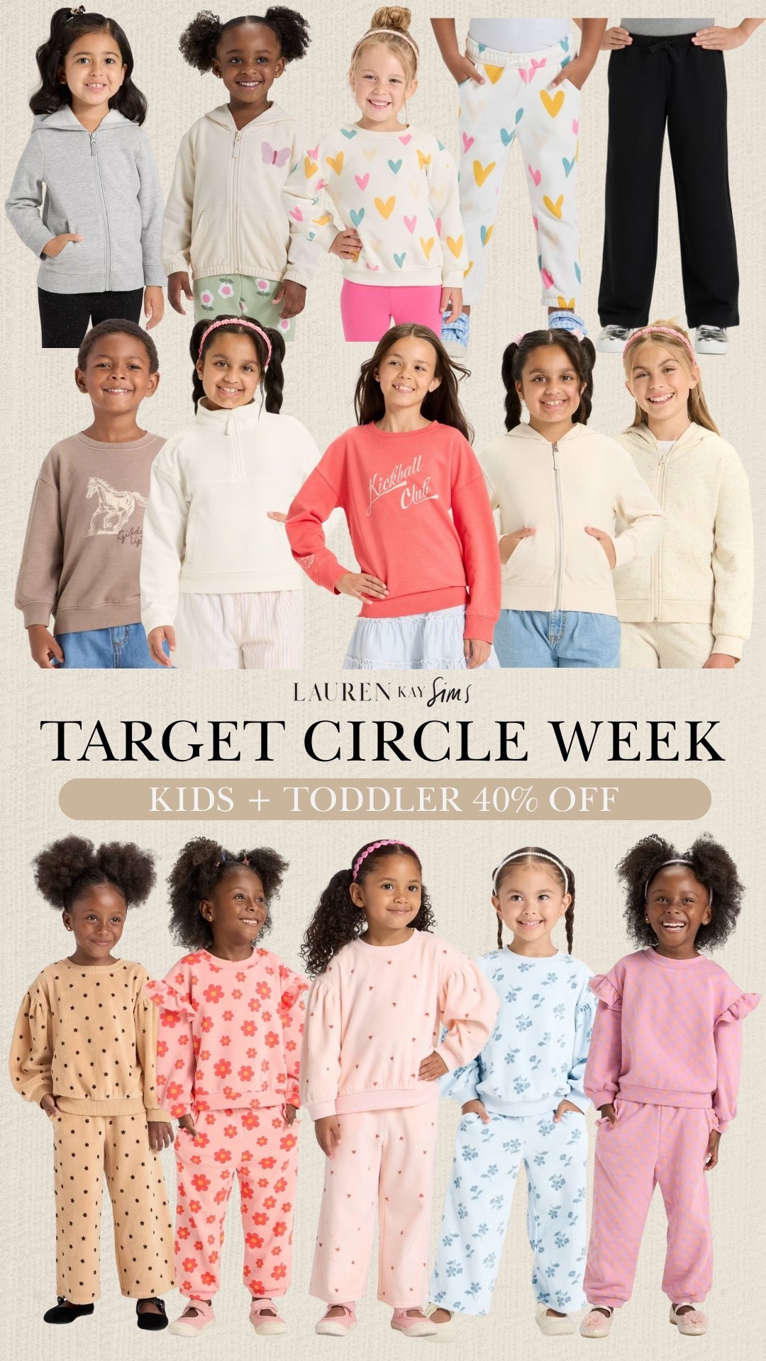 target kids sweats 40% off!😍 

#LTKFindsUnder50 #LTKSaleAlert #LTKKids