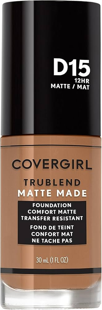 COVERGIRL TruBlend Matte Made Liquid Foundation, Warm Tawny, 1 Fl Oz (Pack of 1) | Amazon (US)