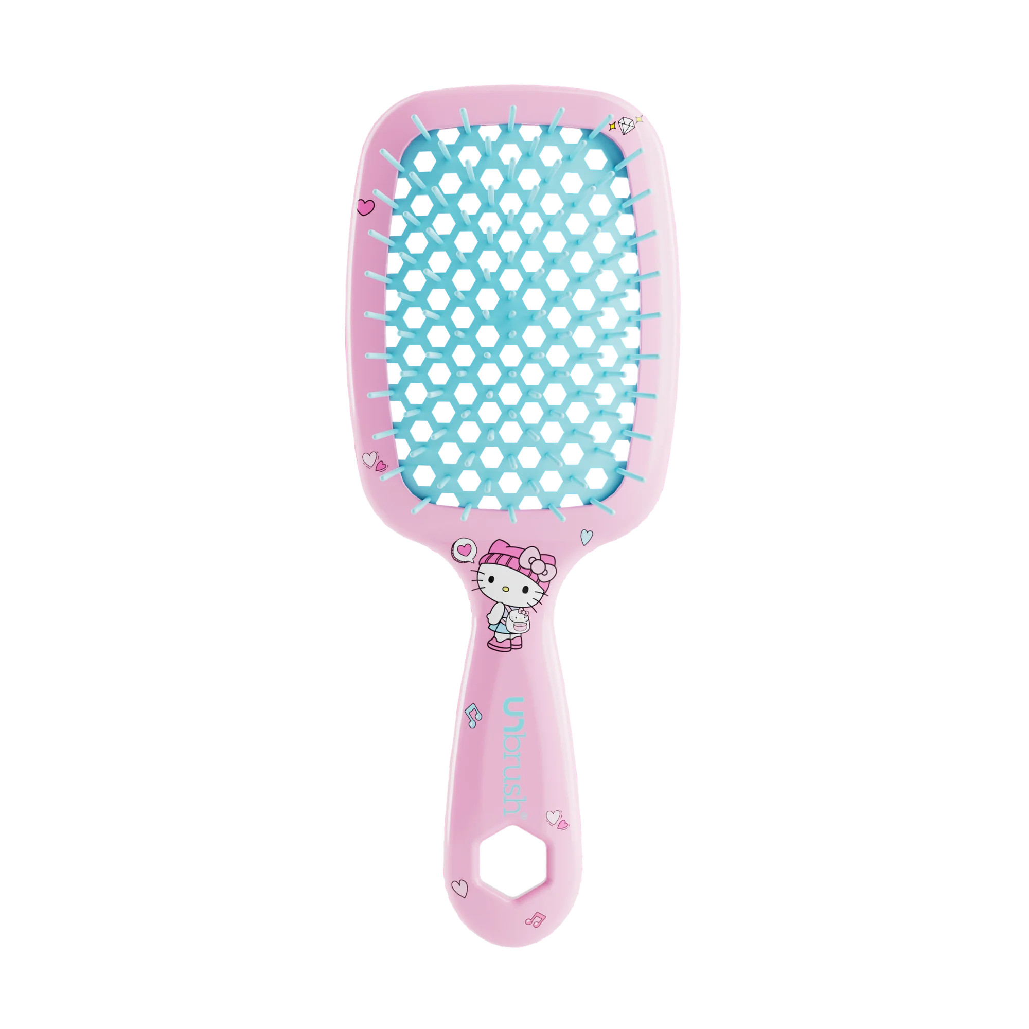 FHI Heat Hello Kitty UNbrush® Detangling Brush, Detangling Pain-Free Brushing, All Wet or Dry Ha... | Walmart (US)