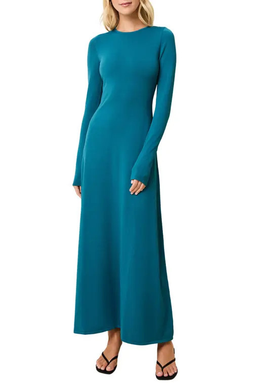 Solid & Striped The Dora Long Sleeve Sweater Dress in Nocturnal Blue at Nordstrom, Size X-Small | Nordstrom