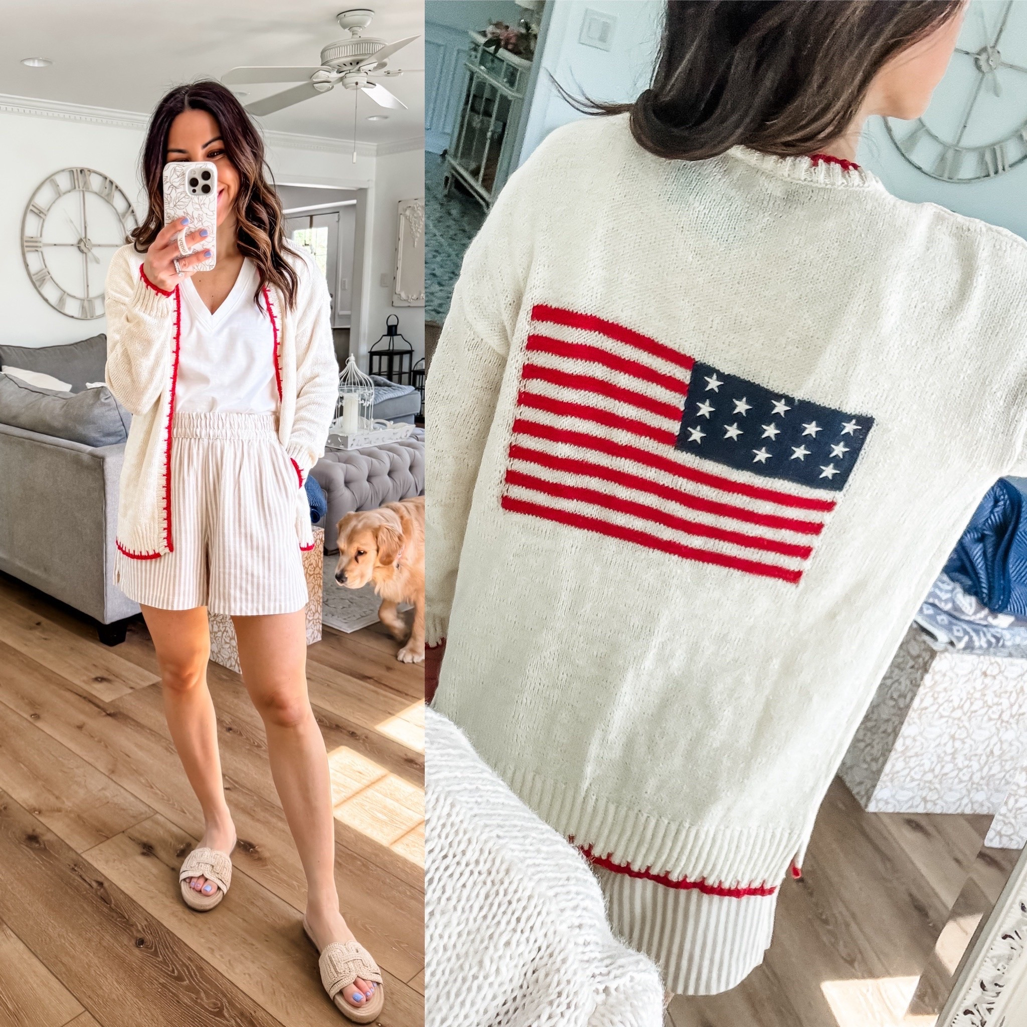 Code: LTK10. Small flag sweater. Small shorts. Maurice’s, Maurices

#LTKOver40 #LTKSaleAlert