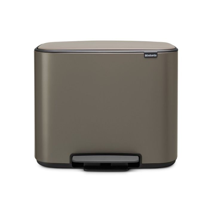 Brabantia Bo Step On Dual Compartment Recycling Trash Can, 3 + 6 Gallon | Williams-Sonoma