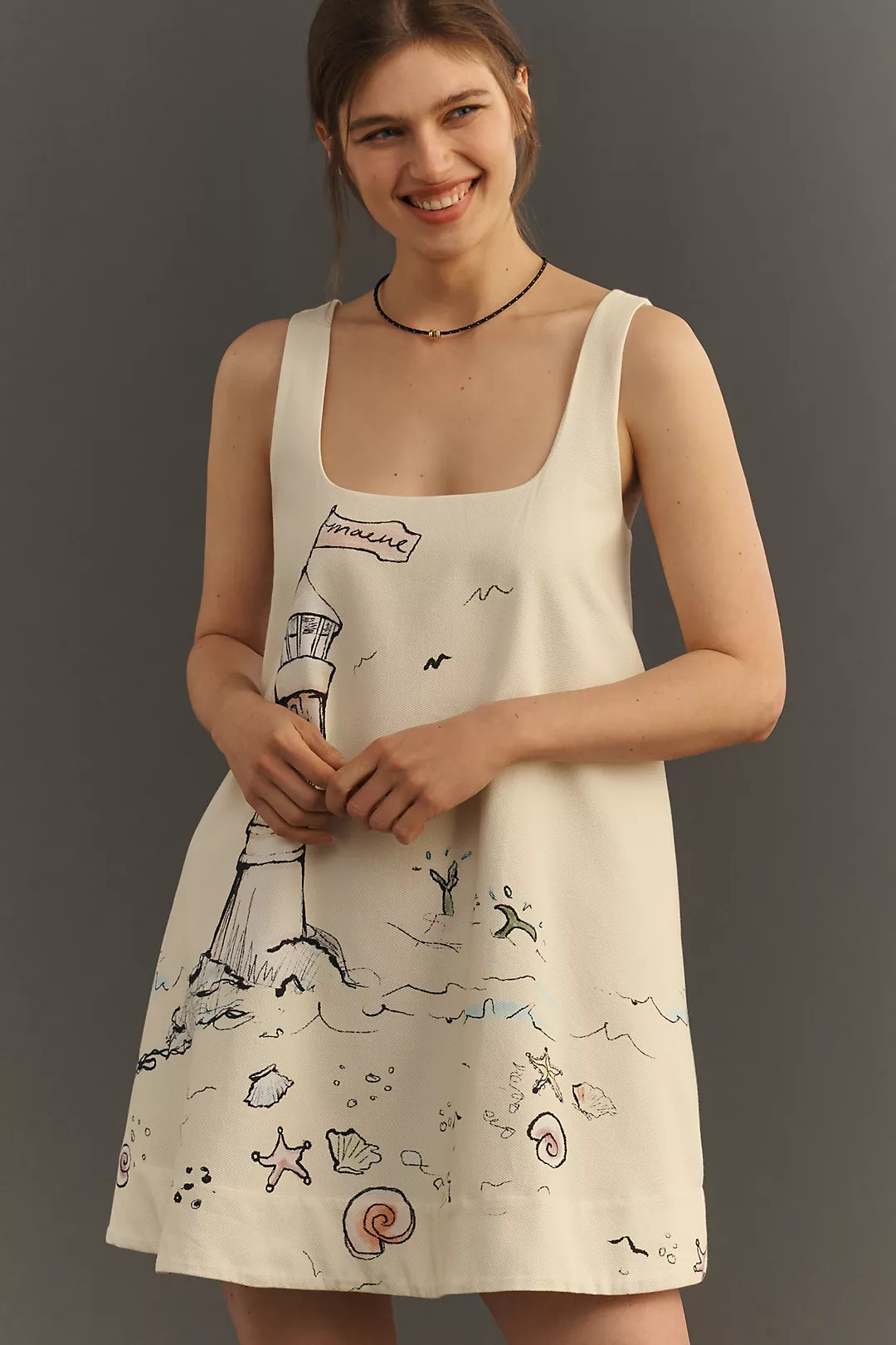 The Keiko Mini Dress by Maeve | Anthropologie (US)
