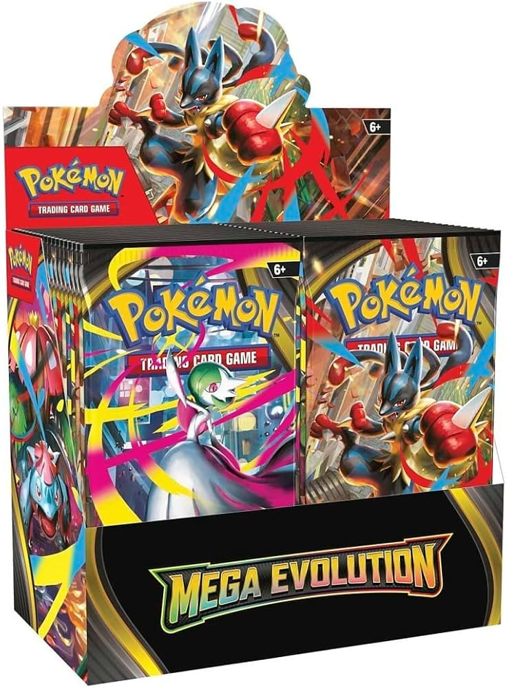 Pokemon TCG Mega Evolution Non-Enhanced Display Booster Box - ME01: Mega Evolution (MEG) | Amazon (US)