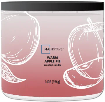 Mainstays 3 Wick Ombre Wrap Candle Cinnamon Fragrance, 14 Ounce | Walmart (US)