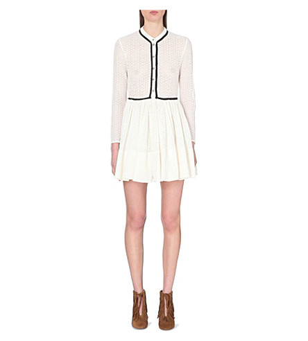 Rayane button-up lace dress | Selfridges