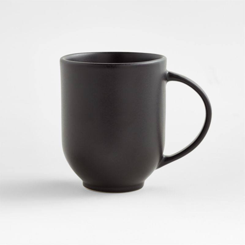 Craft Matte Black Stoneware Mug + Reviews | Crate & Barrel | Crate & Barrel