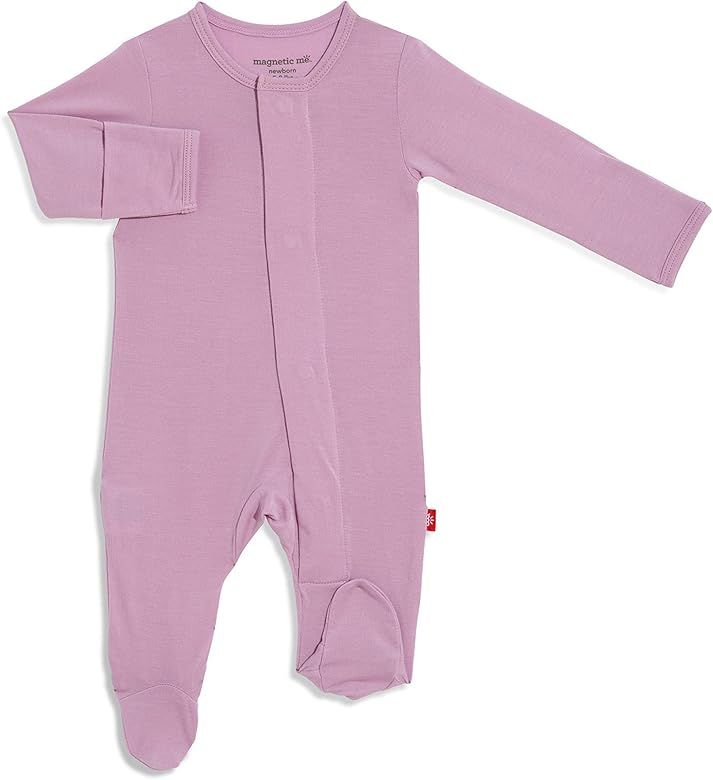 Magnetic Me Footie Pajamas Soft Modal Baby Sleepwear with Quick Magnetic Fastener | Boys and Girls S | Amazon (US)