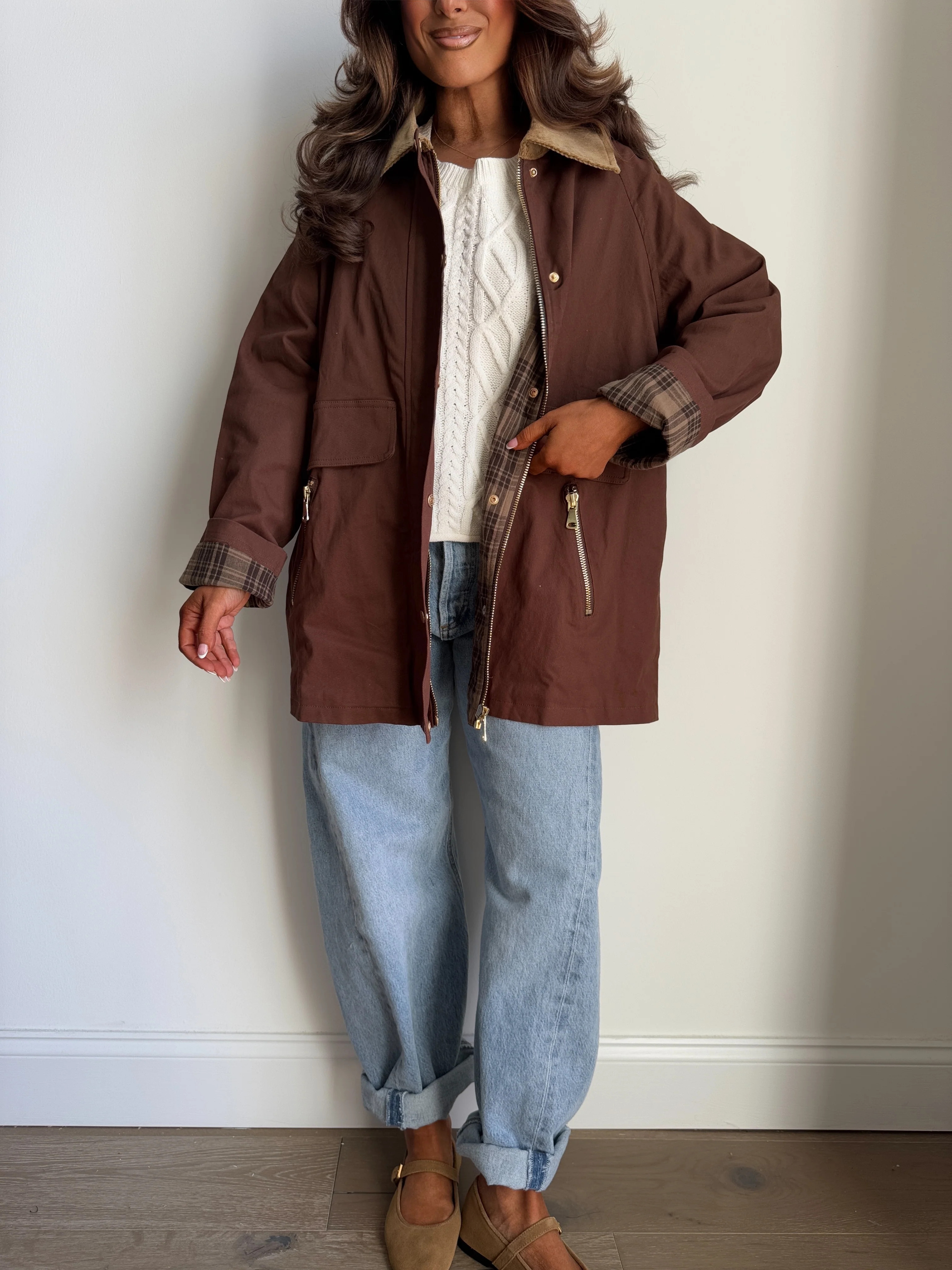 Maplewood Barn Jacket (Cocoa) - can’t restock! | Shop Your Darling Style