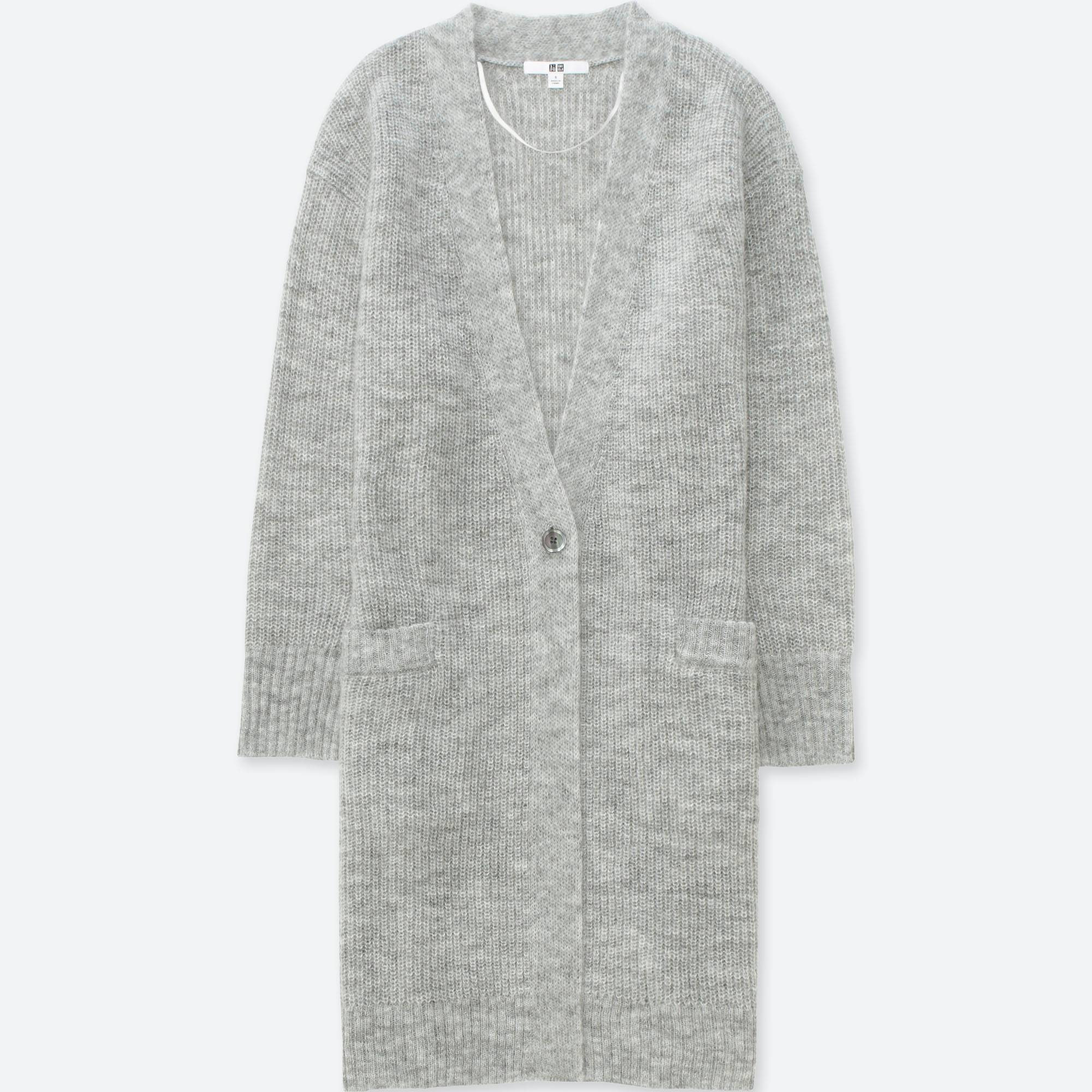 WOMEN MOHAIR BLEND LONG CARDIGAN | UNIQLO (US)