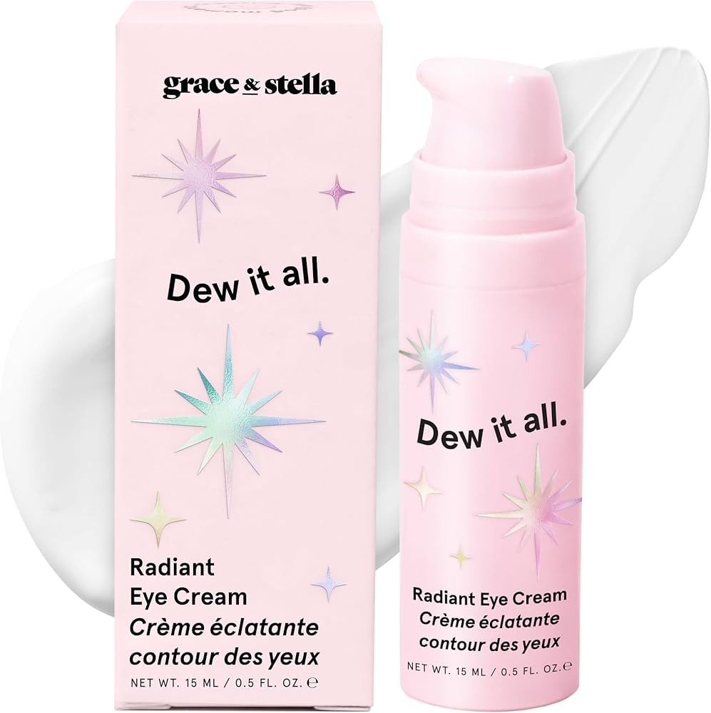 grace & stella Under Eye Cream Anti Aging - Brigthening Cream with Retinol & Caffeine - Reduce Da... | Amazon (US)