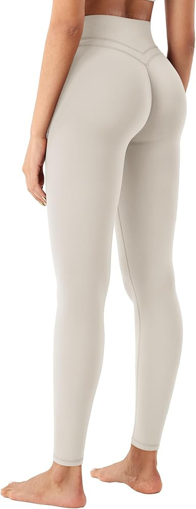 YEOREO Women's Workout Gym Leggings Julissa Hidden Scrunch Butt Sculpting Compression Mid Rise V ... | Amazon (US)