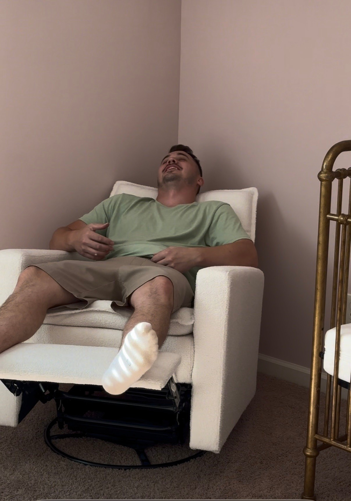 Testing out the new nursery chair!

#LTKHome #LTKBump #LTKBaby
