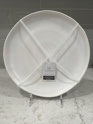 Set 4 Matte White / Cream 11” DINNER Plates MELAMINE Ashwell The Farmhouse NEW | eBay | eBay US