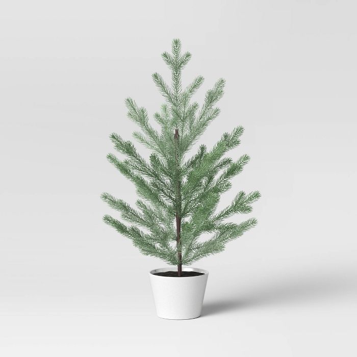 24&#34; Blue Spruce Tree in a Pot - Threshold&#8482; | Target
