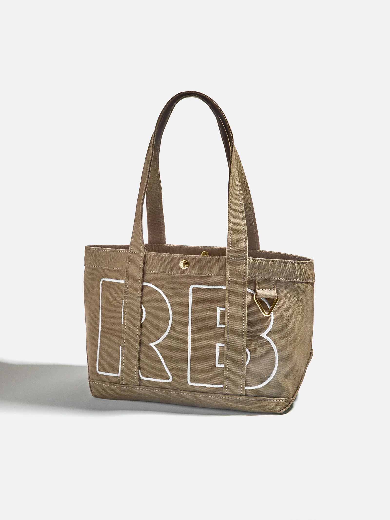 Custom Alpha Tote - Mushroom Taupe | BaubleBar
