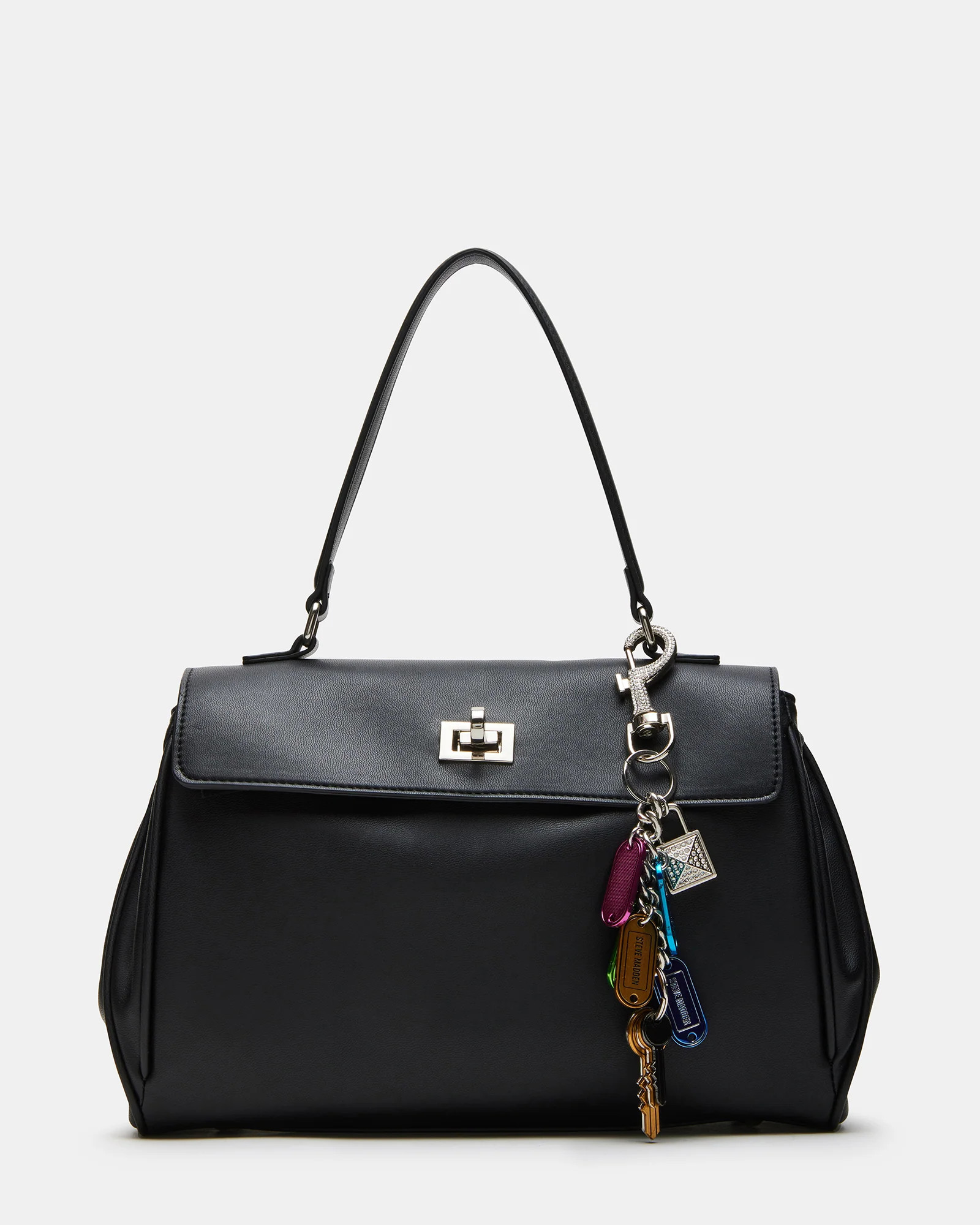 ALFEE Bag Black | Women's Slouchy Satchel Shoulder Bag | Steve Madden (US)