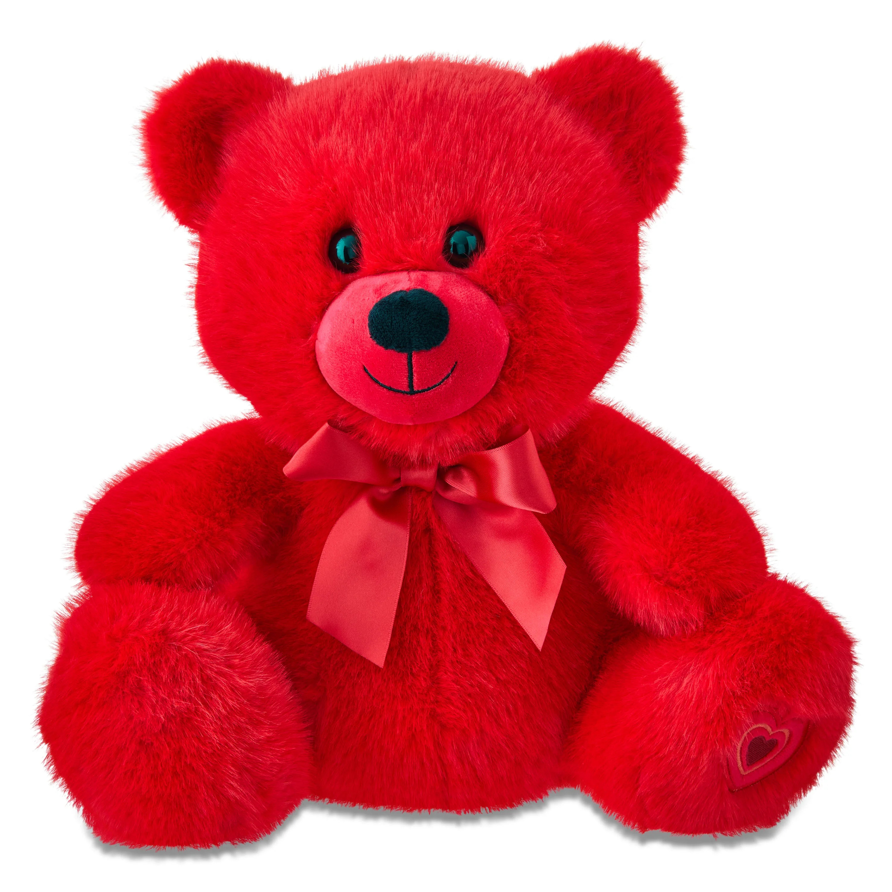 Large Candy Scented Bear Plush, Red, 14", Valentine's Day by Way To Celebrate | Walmart (US)