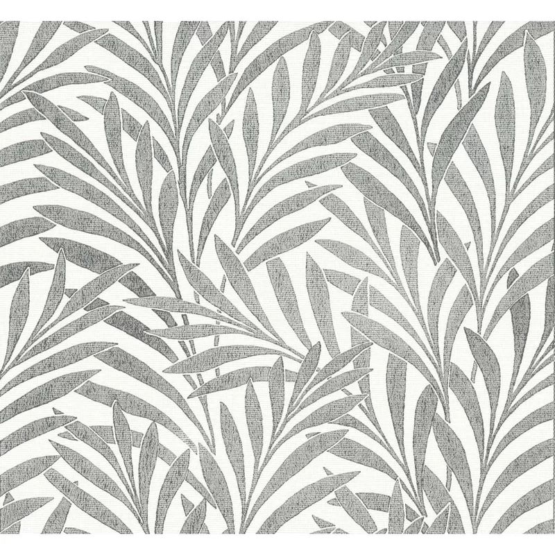 Grass Cloth Floral Wallpaper | Wayfair North America