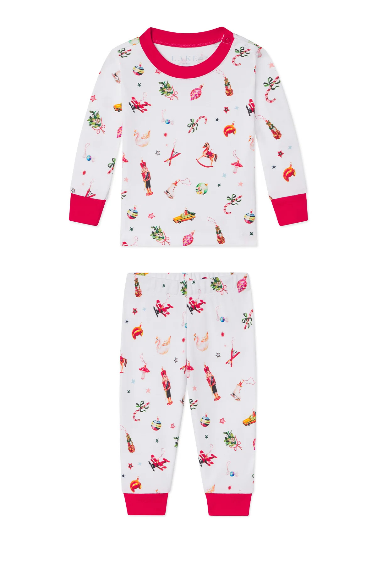 Baby Long-Long Set in Ornaments | Lake Pajamas