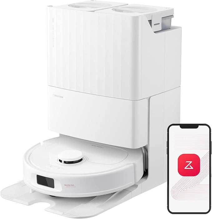 roborock Qrevo S Robot Vacuum and Mop, Self-Drying, Auto Mop Washing, 7000Pa Suction, Self-Emptyi... | Amazon (US)