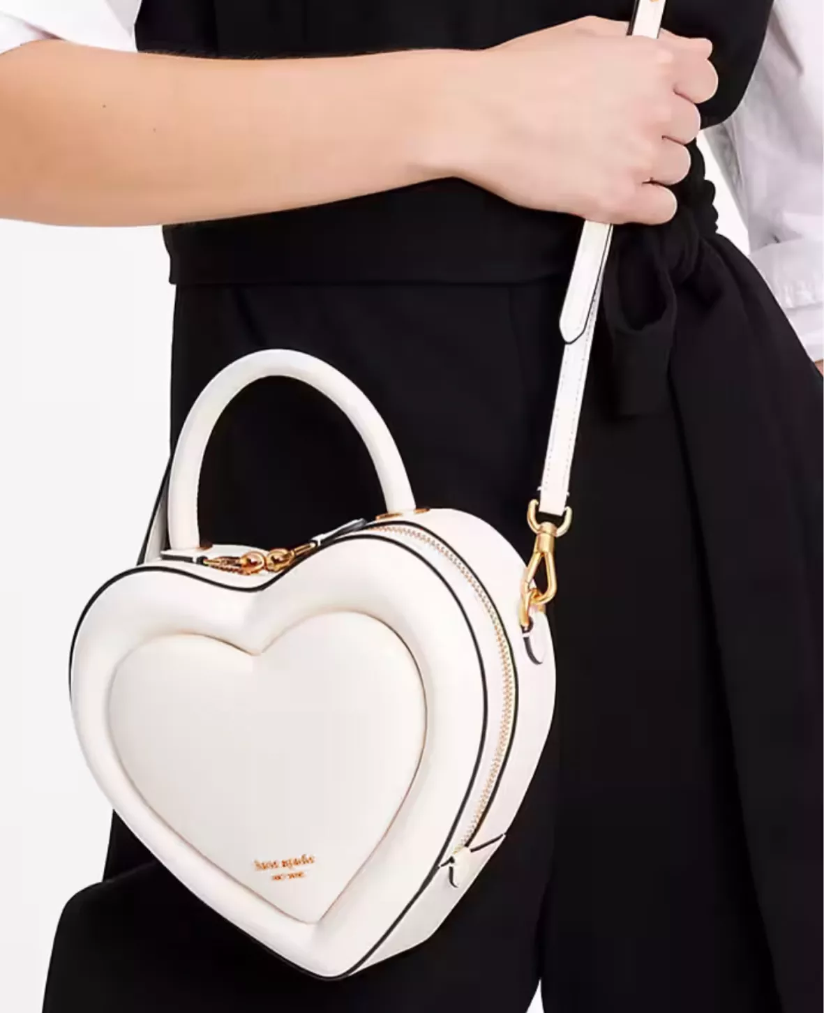 Heart Bag In Regenerative Leather