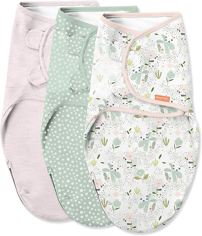 SwaddleMe by Ingenuity Original Swaddle with Easy-Change, 100% Cotton, Improves Sleep & Calms Sta... | Amazon (US)