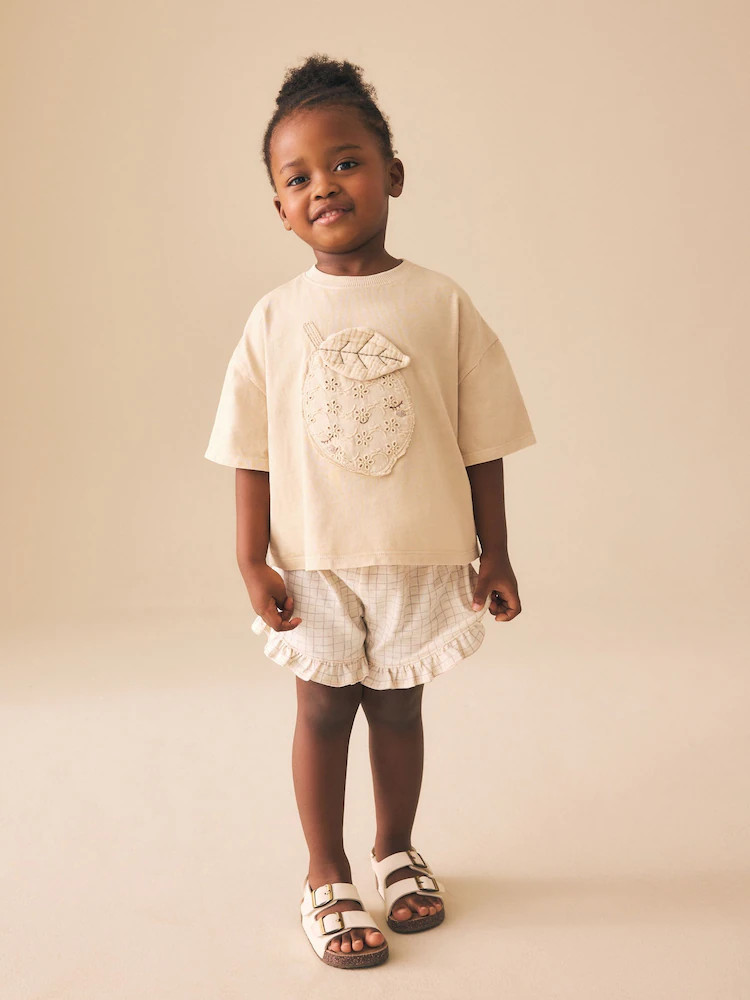 Lemon Yellow Short Sleeve T-Shirt and Shorts Set (3mths-7yrs) | Next US