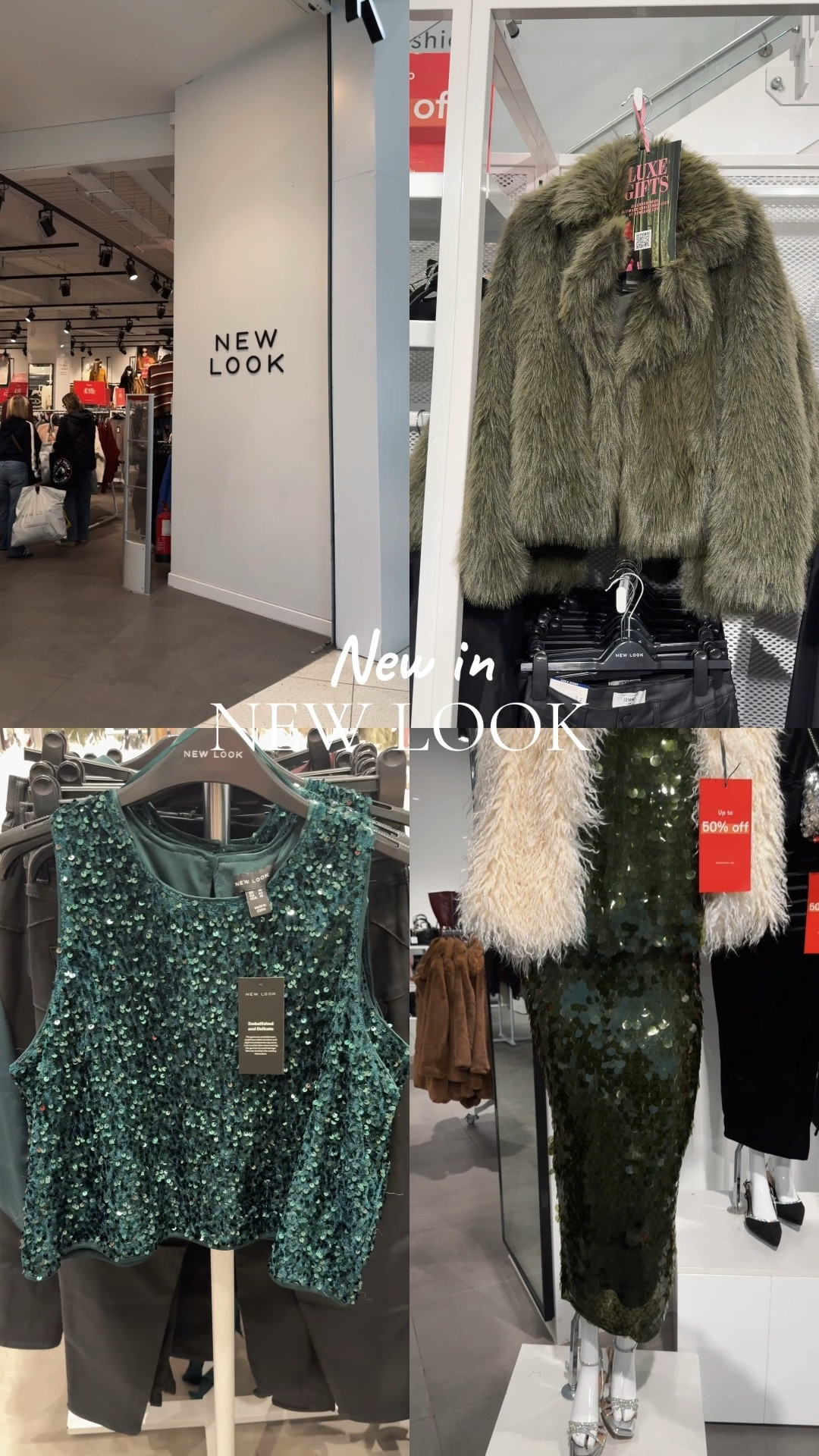 What’s your fave? It has to be the green sequin co-ord for me! 🪩💚✨

#newlook #newin #newinstore #comeshopwithme #newlookhaul #shopwithme 