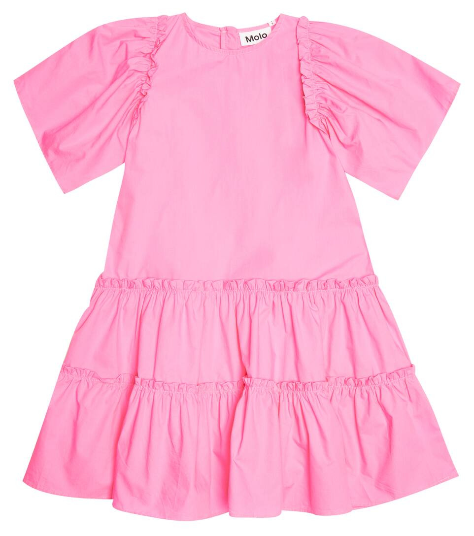 Cat ruffled cotton poplin dress | Mytheresa (US/CA)
