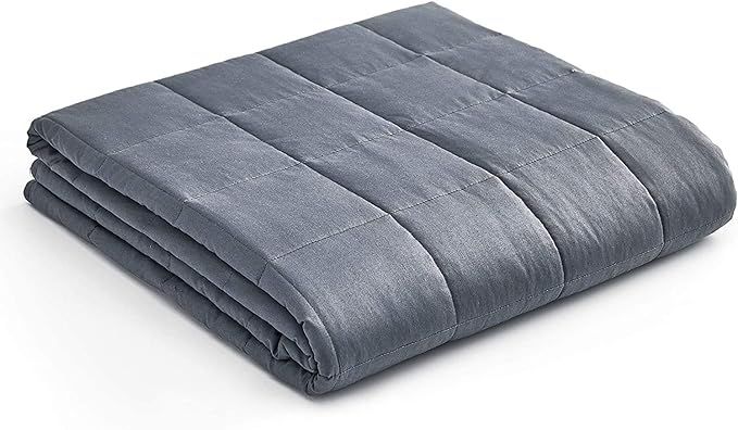 YnM Weighted Blanket — Heavy 100% Oeko-Tex Certified Cotton Material with Premium Glass Beads (... | Amazon (US)