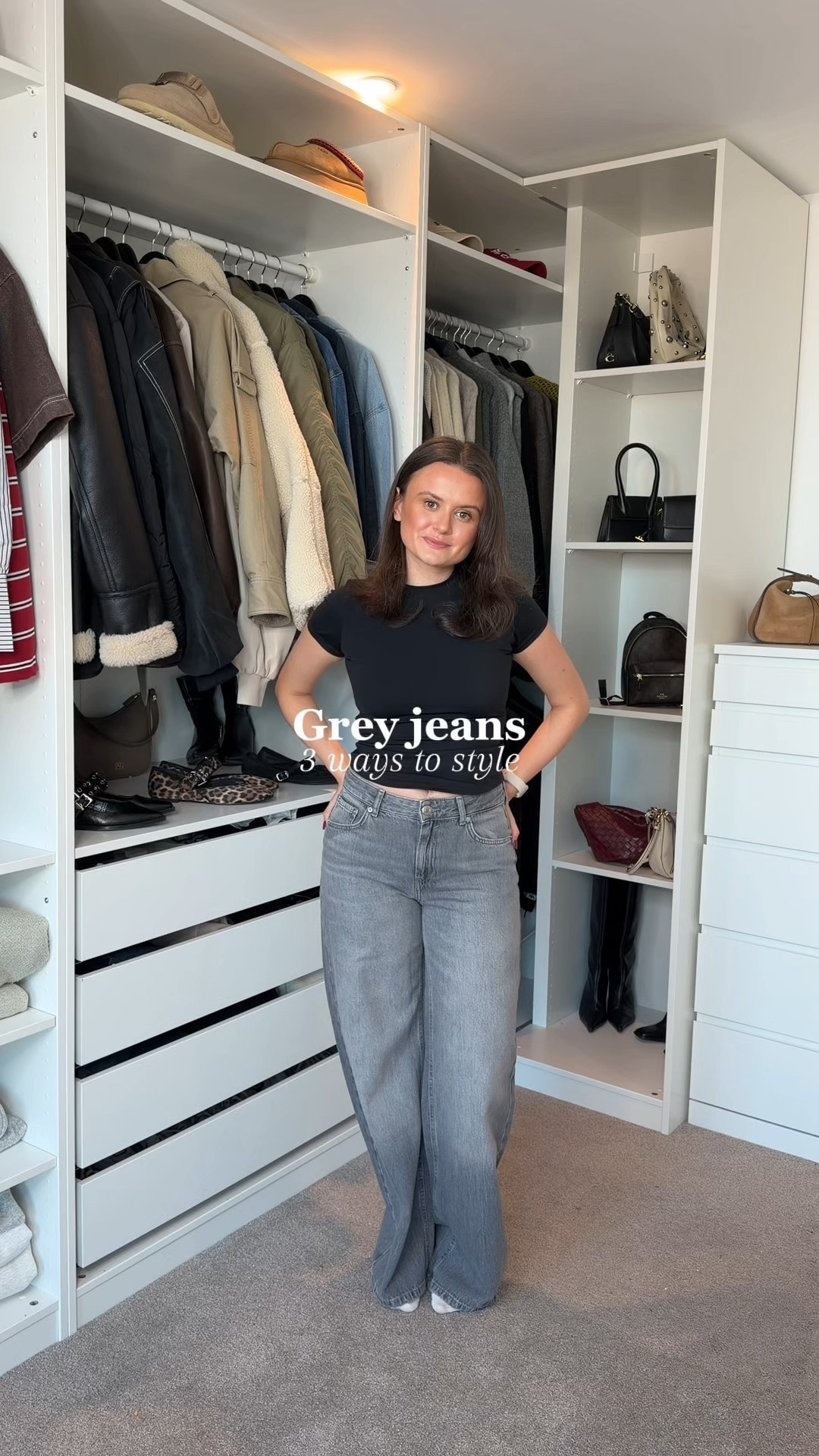 Styling grey jeans 3 ways 

#LTKwinter #LTKjeans #LTKuk
