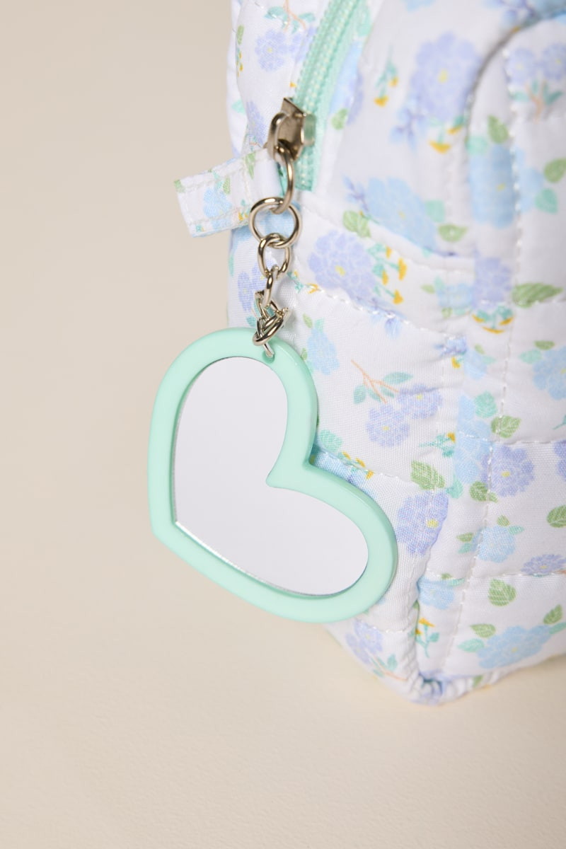 Floral Bride Makeup Bag | Francesca's