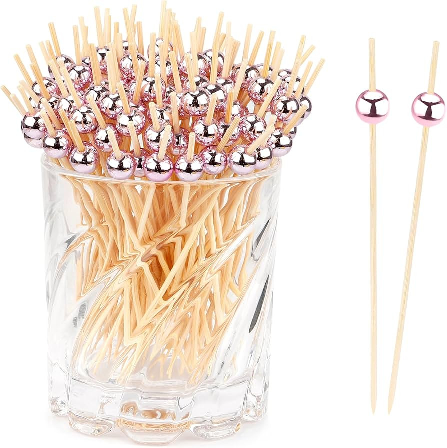 Food Picks Cocktail Picks Flavored Toothpicks for Appetizers 150pcs for Charcuterie Boards 4.7in ... | Amazon (US)