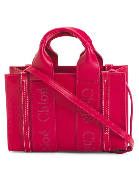 On sale at TJ Maxx!! Almost gone! CHLOE
Made In Italy Leather Woody Mini Tote With Shoulder Strap in pink 

Dual top carry handles, embroidered logo details, shoulder strap, contrast interior
7.75in W x 10in H
Open top
Interior slip pocket
Leather
Imported, made in Italy


Handbag, spring bag, summer bag, gift idea, Mother’s Day gift idea

#LTKGiftGuide #LTKSaleAlert #LTKStyleTip